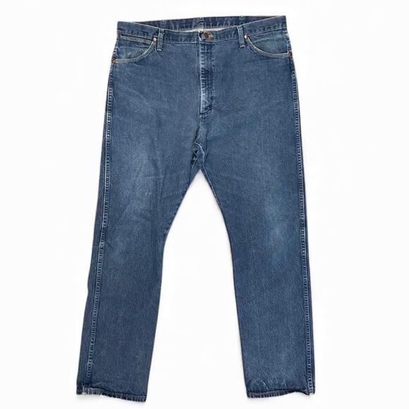 Vintage Wrangler 13MWZ Jeans Mens 40x34 Blue Cowboy Cut Original Fit Denim - Picture 1 of 10